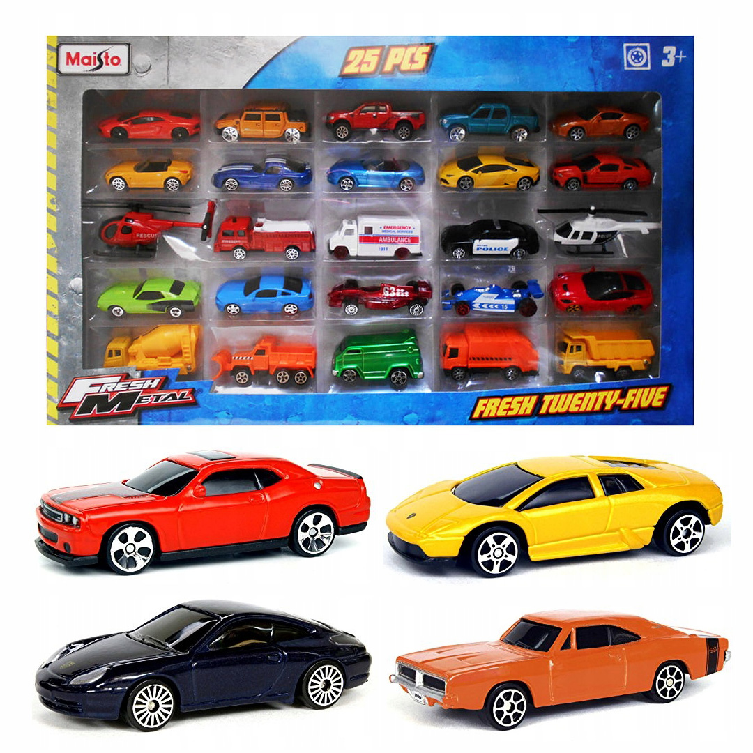 Maisto Sada Resoraků 25 Ks Modely aut