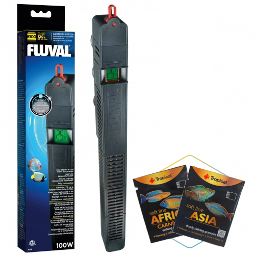 Levně Fluval E100 Ohřívač S Termostatem 100W Pro Akvárium