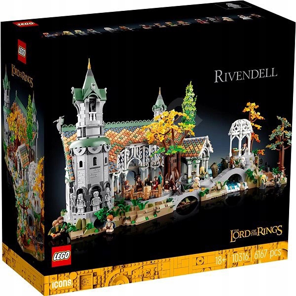 Klocki Lego Icons Władca Pierścieni: Rivendell 10316