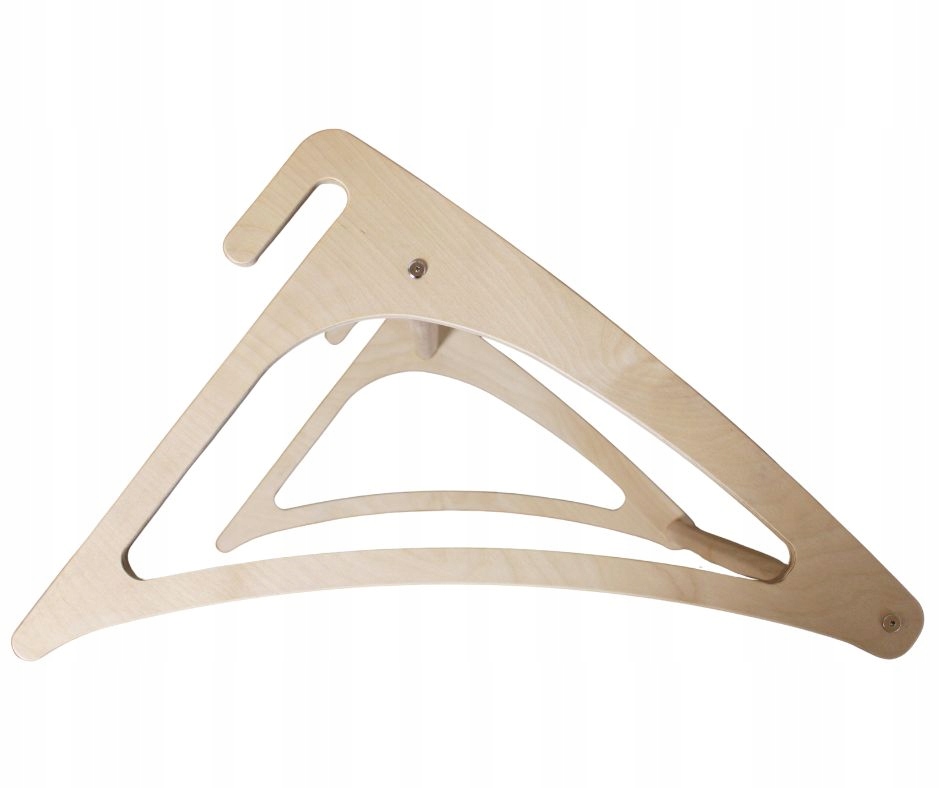 Regulovatelná hrazda na gymnastický žebřík. Dřevěná, pevná, univerzální