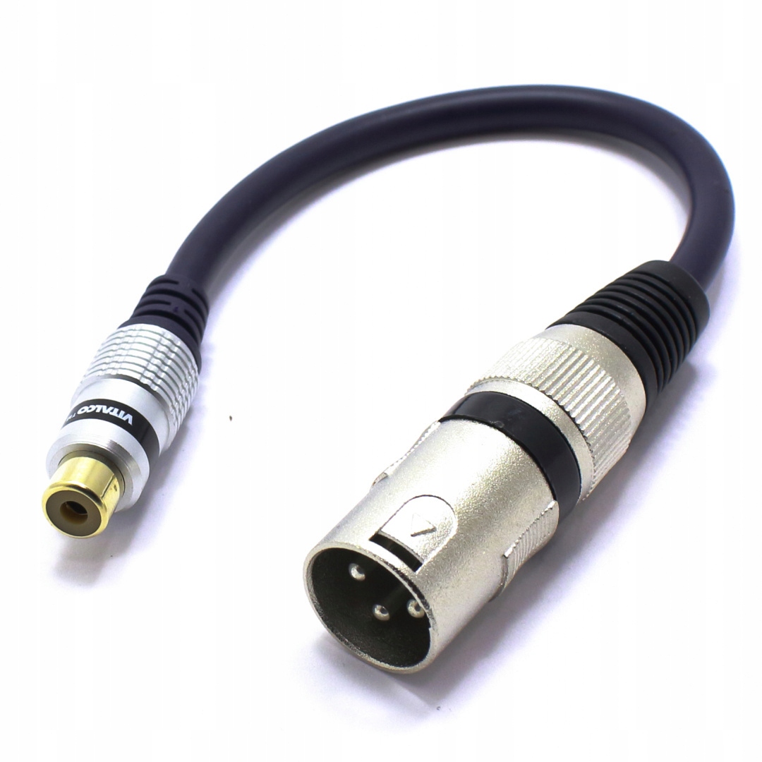 

Adapter Xlr Męski Gniazdo Rca Mikrofon Vitalco