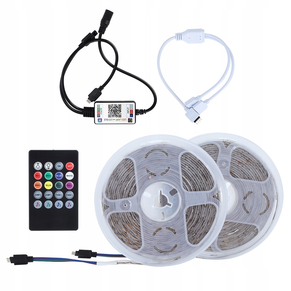 WODOODPORNA ZIMNA LED BIAŁA 10M + ZASILACZ TAŚMA Kod producenta y7ui6rrjtgf343