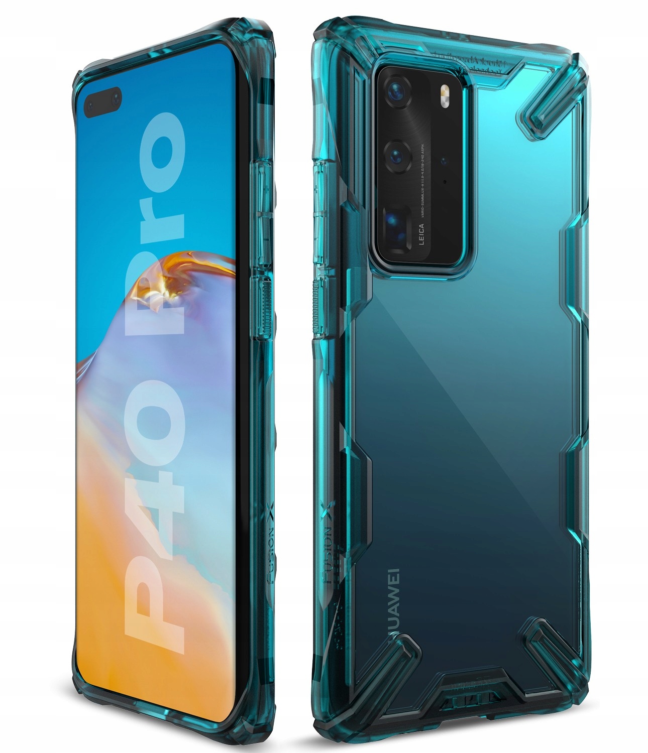 

Zielone Etui Ringke Fusion-x Do Huawei P40 Pro