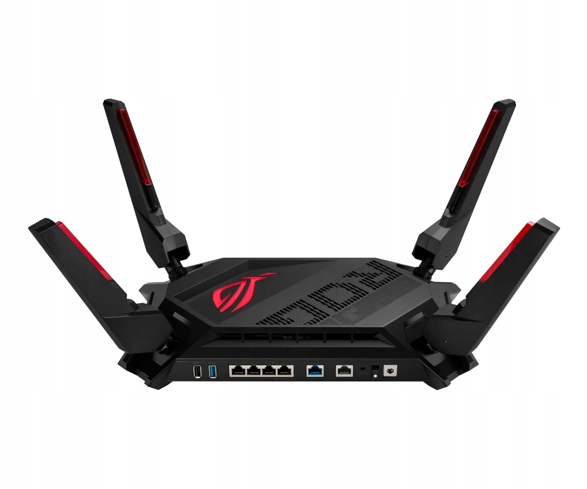 Router ASUS ROG Rapture GT-AX6000 Wi-Fi 6 AX 6000Mb/s 2x2,5GbE 4xGbE 2xUSB Model ROG Rapture GT-AX6000