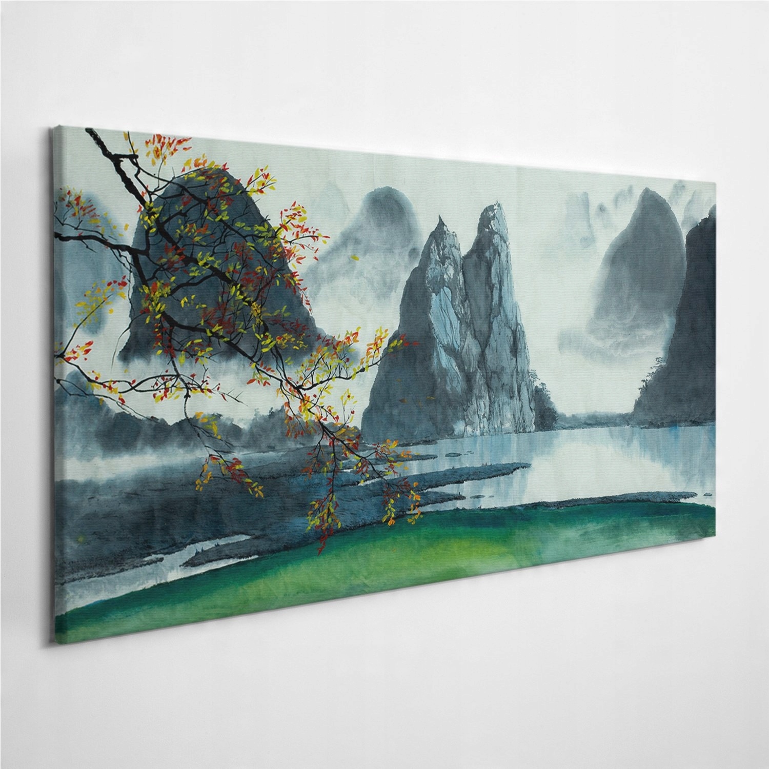 

Obrazy na płótnie Chiny Góry Mgła Jezioro 120x60