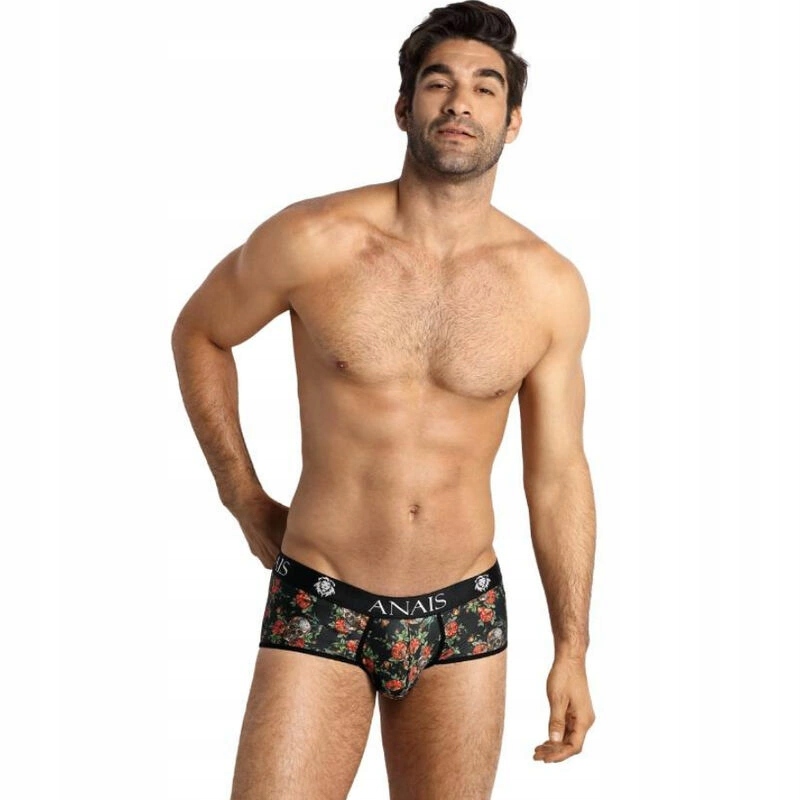 Anais Men Power Brief M – sportovní boxerky s motivem rohů a lebek