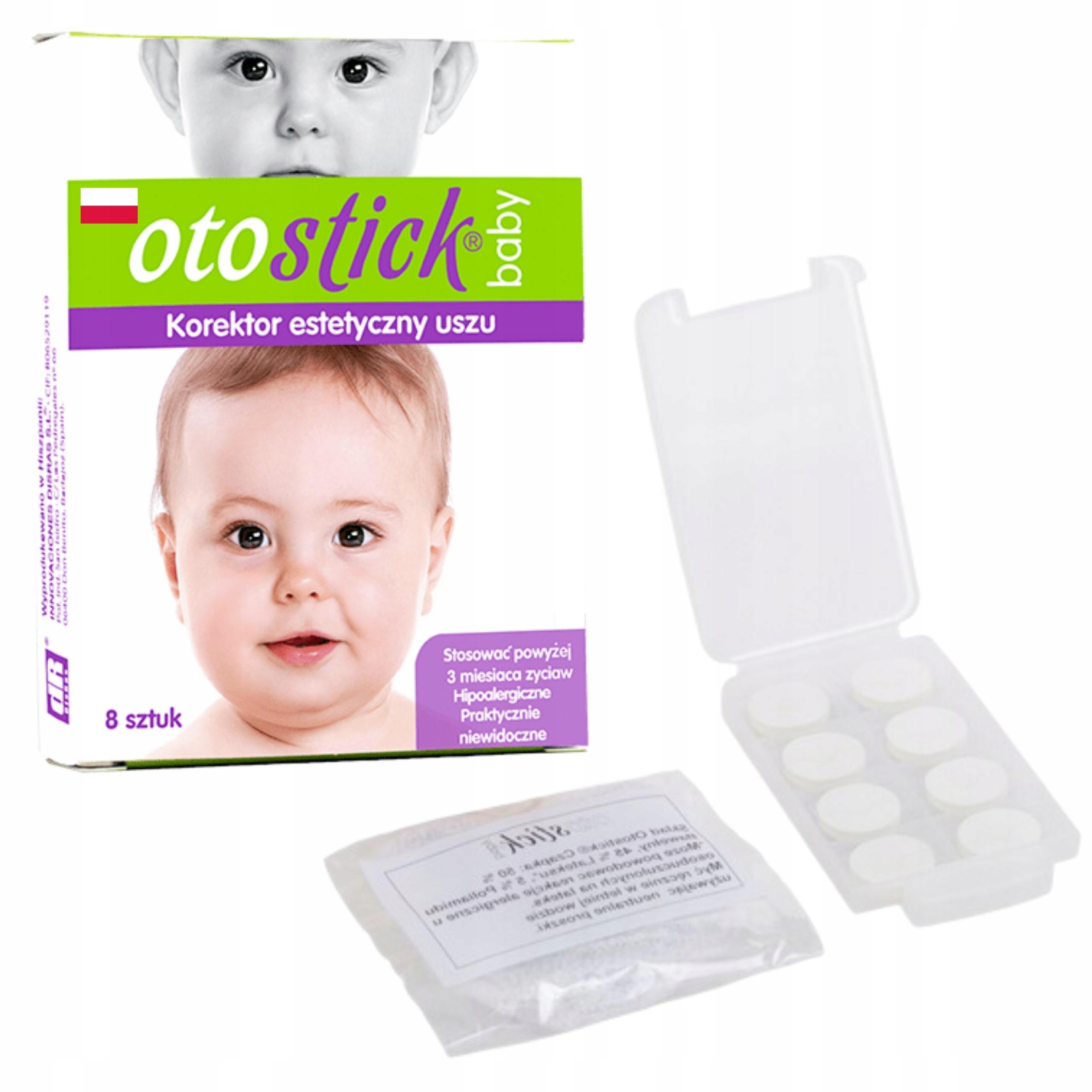 

Otostick Baby Korektory Estetyczne Uszu 8szt Pl