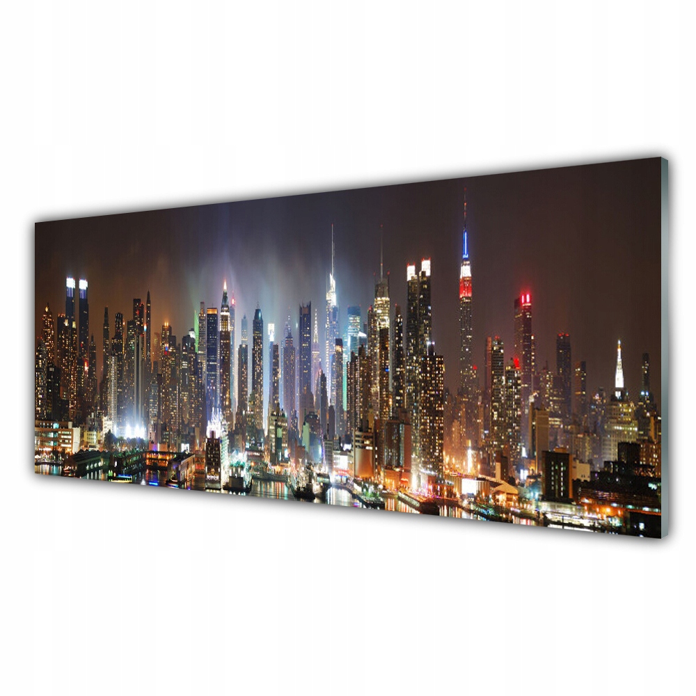 

Fotoobraz na prezent ścienny 125x50 cm Miasto Domy