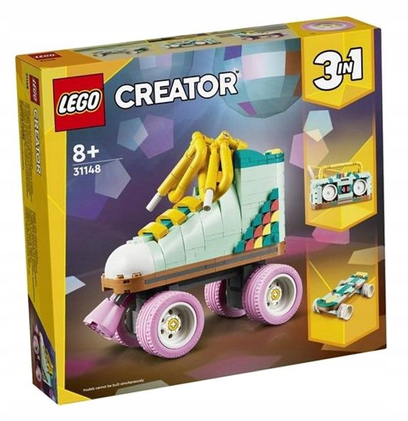 Lego Creator 31148 Kolečkové Brusle V Retro Stylu