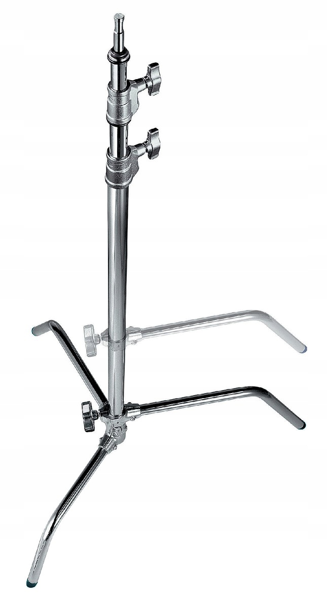 Stativ typu C 40'' s posuvnou nohou, výška 3,3 m, stříbrný