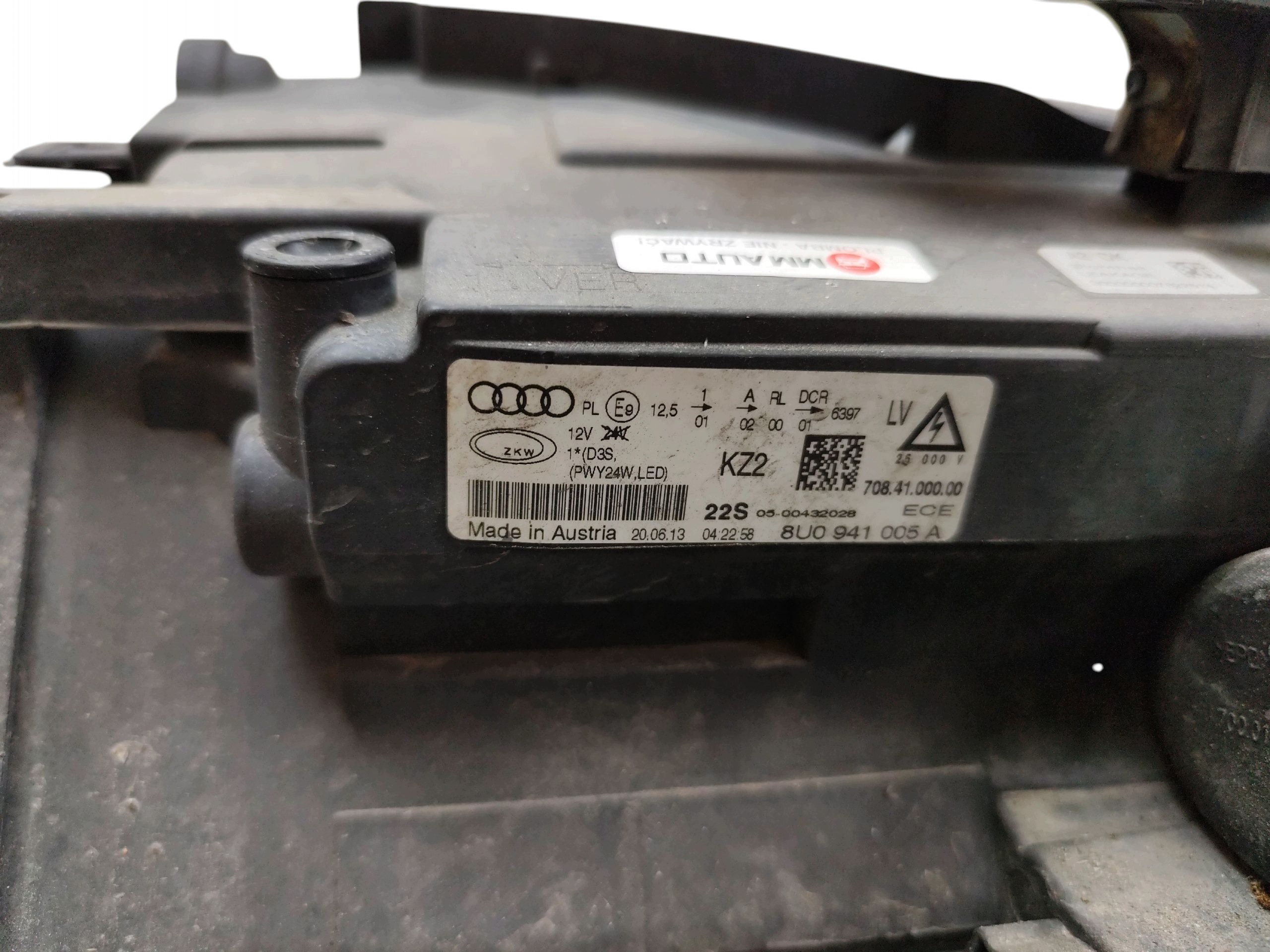 light REFLEKTOR left front AUDI Q3 and 8U (2011-2014) XENON LED UK ANGLIK