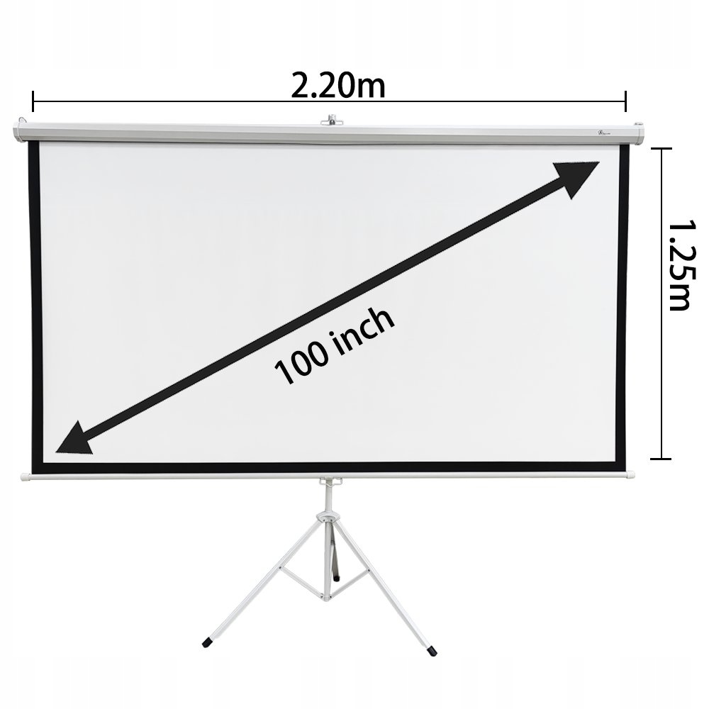 Ekran projekcyjny 16:9 Extralink Projection Screen 100" 220 cm x 125 Marka Extralink