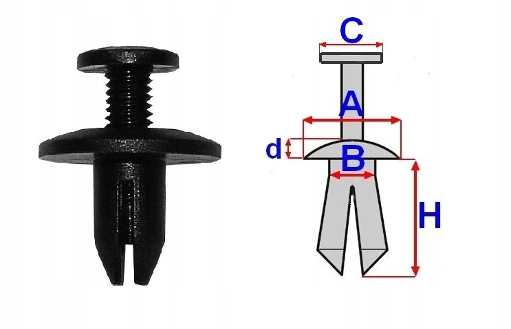 SPINKA UNIWERSALNA 6MM 10SZT.
