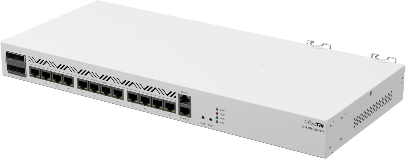 MikroTik CCR2116-12G-4S+, Cloud Core Router CCR2116-12G-4S+