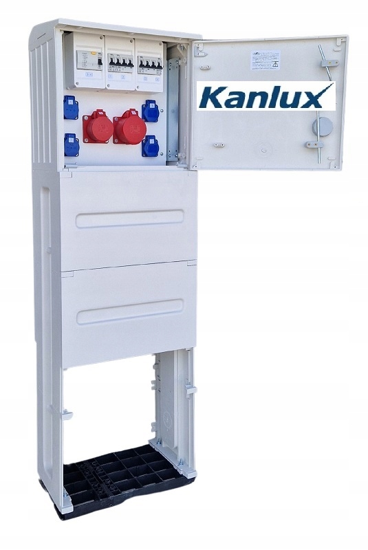 Rozdzielnia Elektryczna Skrzynka Budowlana Erbetka Na Fundamencie