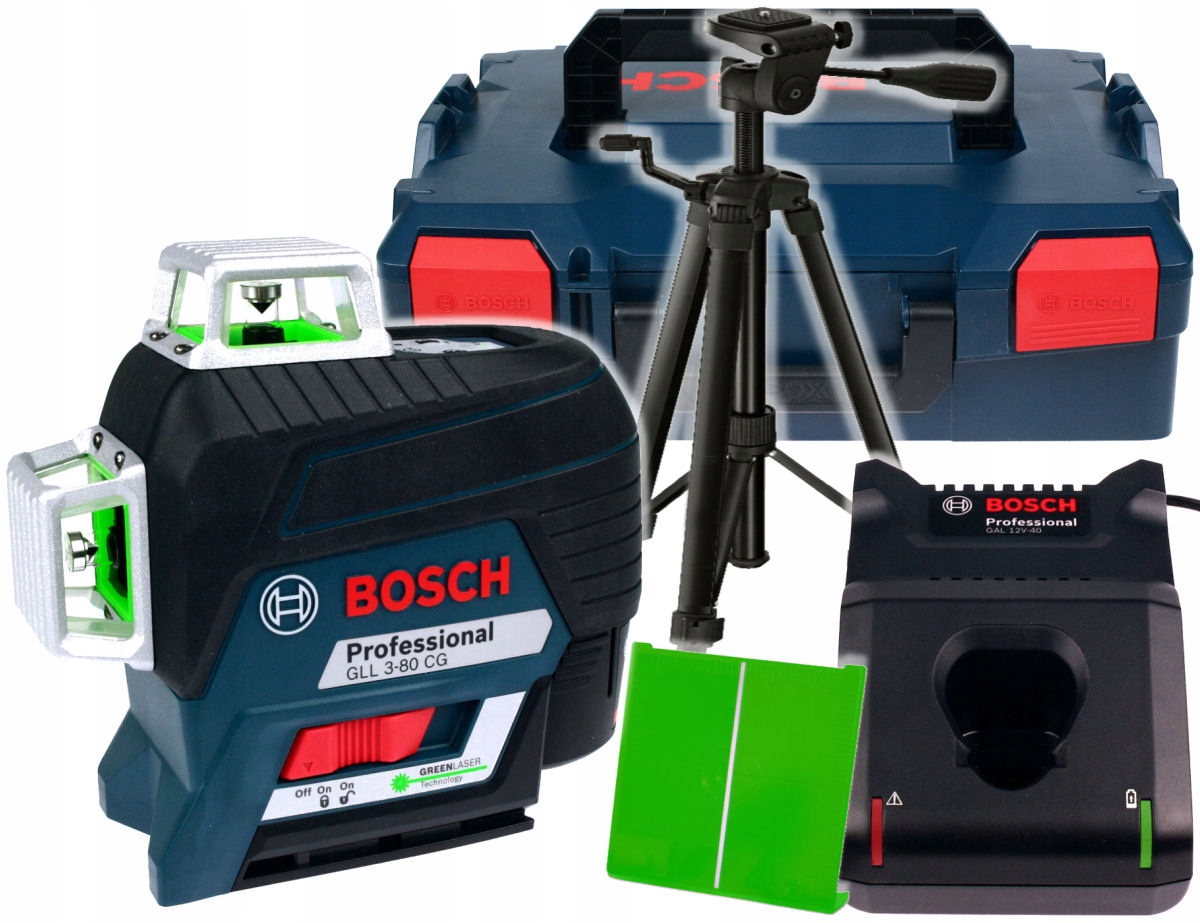 

Laser Gll 3-80 Cg Bosch L-boxx Statyw