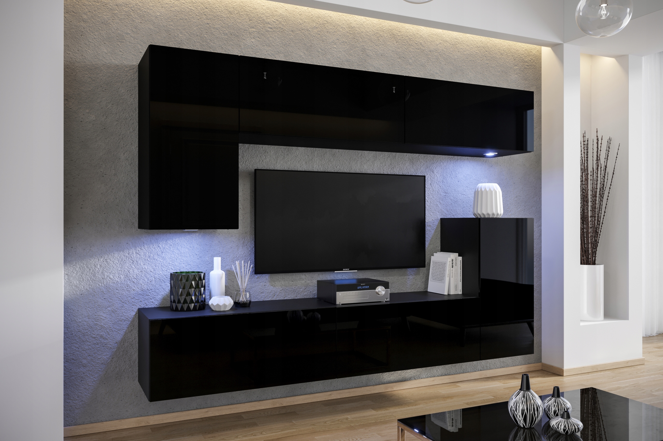 

Meblościanka salon meble N57 ścianka do pokoju 1B