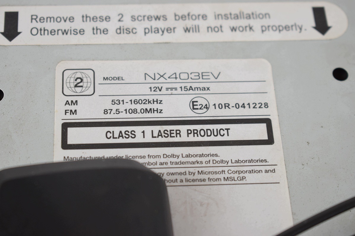 RADIO Navigation * CLARION NX403EV 6,2" 2DIN VW SEAT