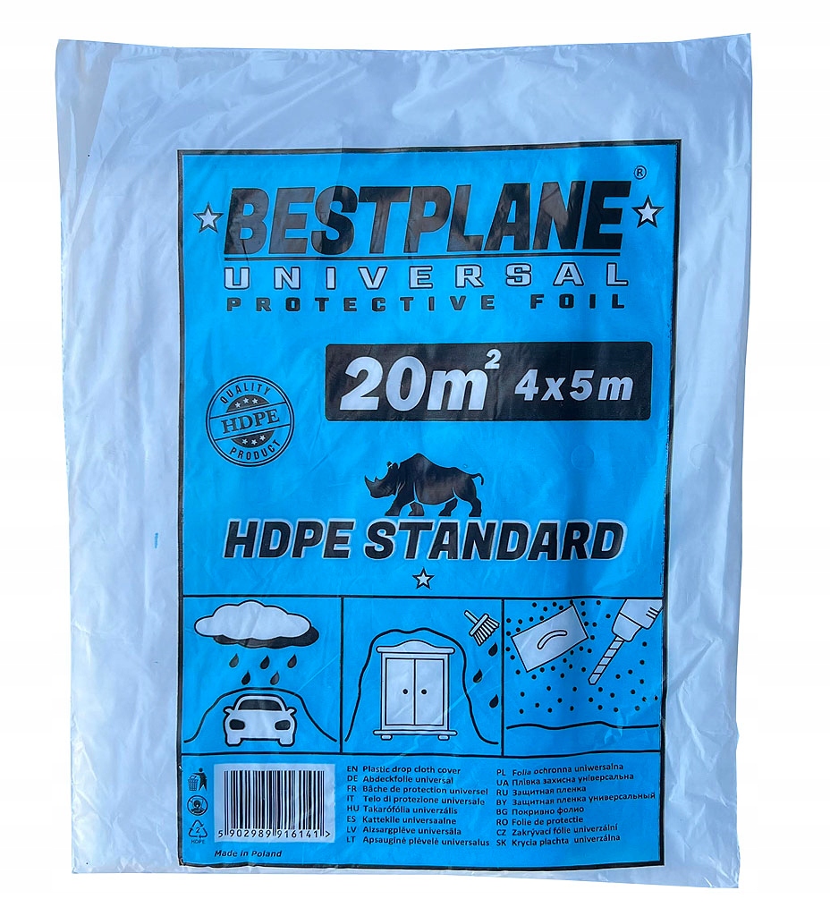 Fólie Malířská Tenká 4x5 univerzální 0.006 my 50 Ks