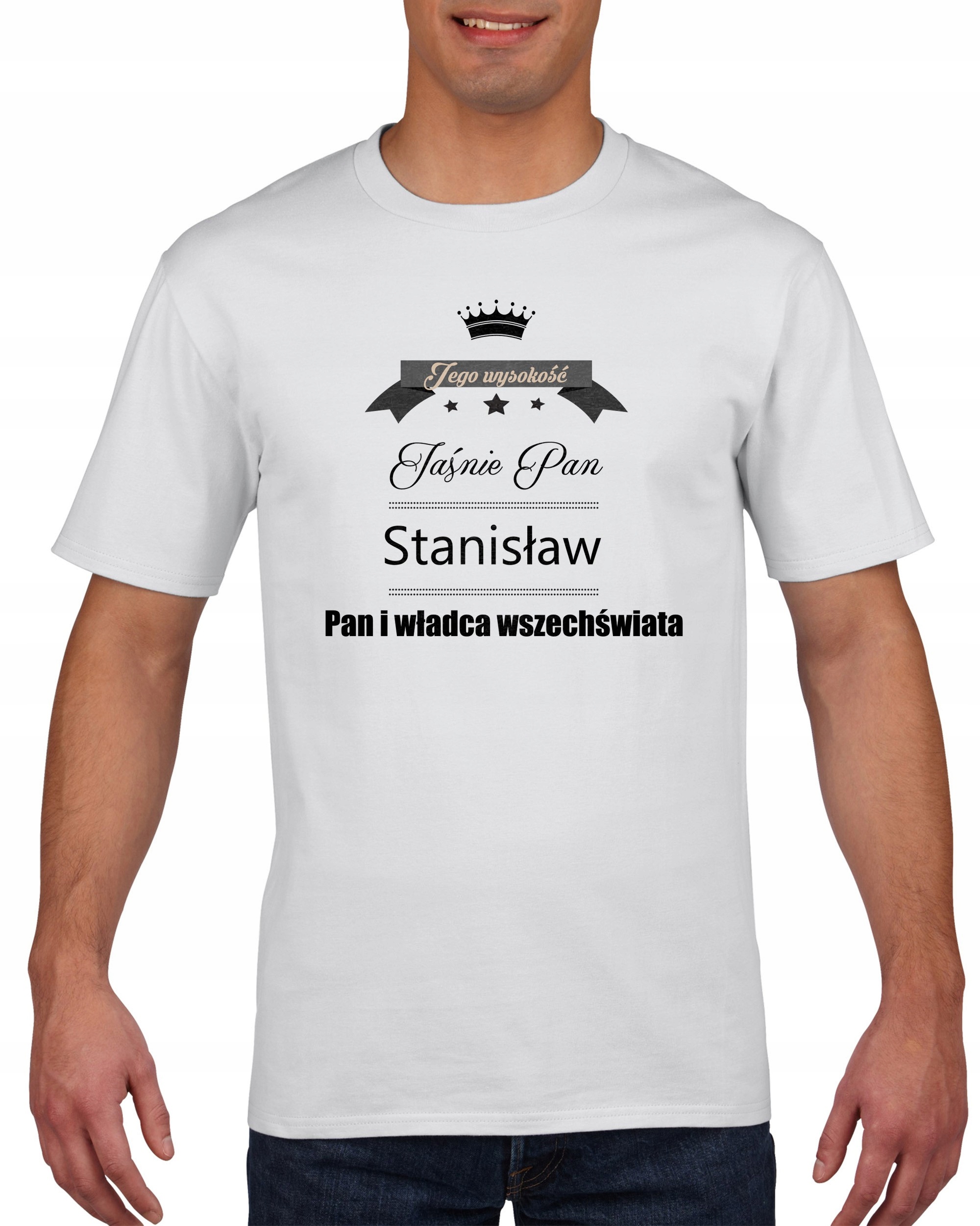 

Koszulka męska Jasnie Pan Stanislaw Urodziny S