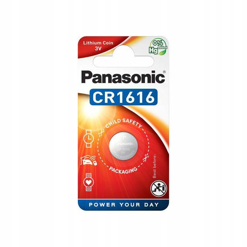 Bateria CR1616 1BL Panasonic 3V 55mAh (1 szt.)