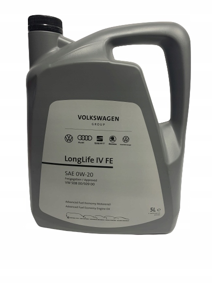 

Olej Oe Vag Longlife IV 0W20 Vw 508.00/509.00 5L
