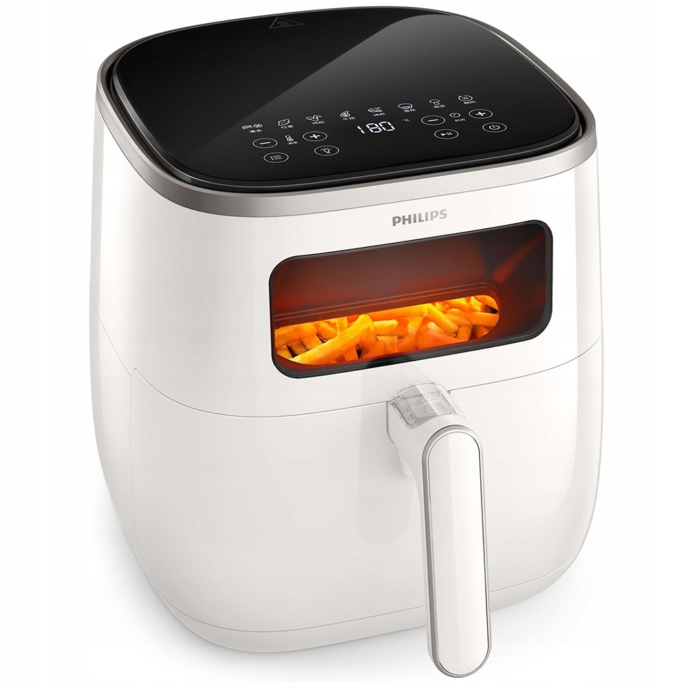 Frytkownica Beztłuszczowa Air Fryer Philips HD9257/20 Okienko 1700W Biała