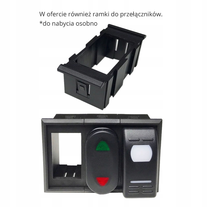 WŁĄCZNIK JACHTOWY POWRACAJĄCY (ON)-OFF - 05380 Model (ON)-OFF POWRACAJĄCY