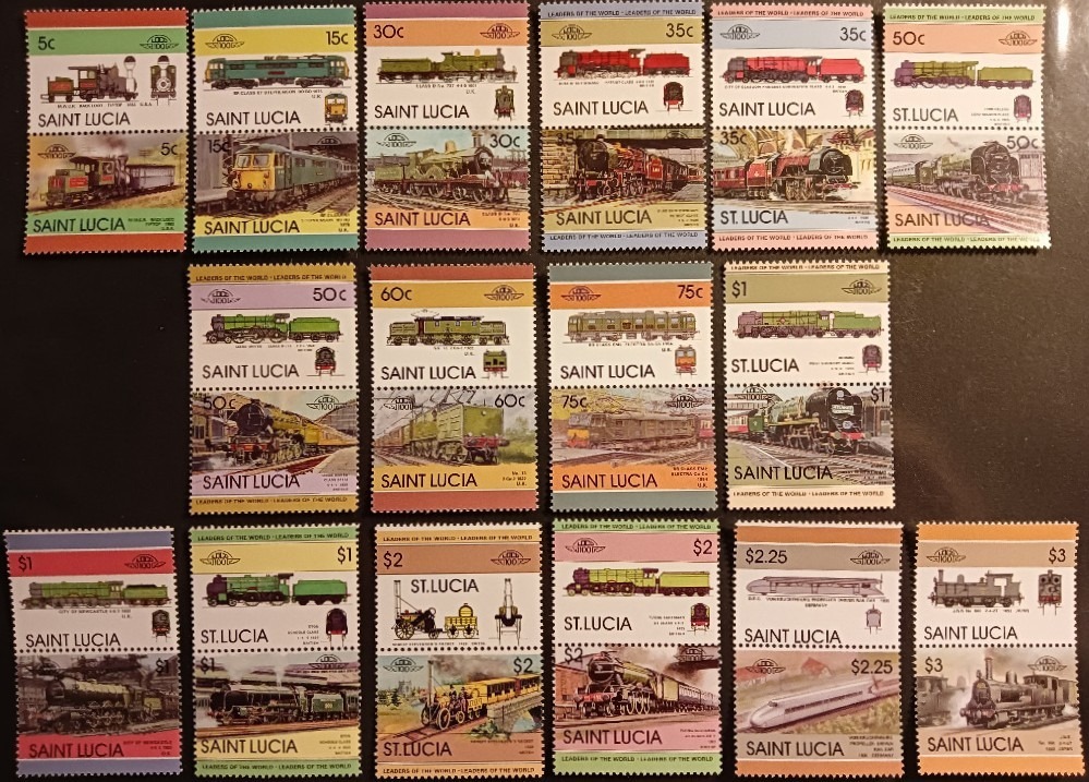 KOLEJ ŚWIATA - SAINT LUCIA ** - czysty