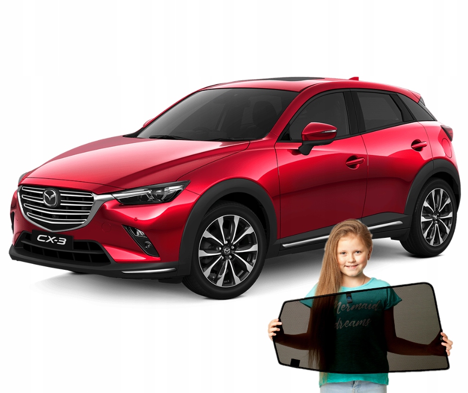 Slnečné clony na magnetoch pre Mazda CX-3 od roku 2014-2021
