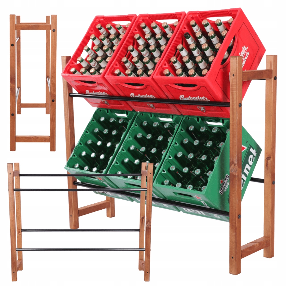 Regál na nápoje, pivo, stojan na transportéry, Kovové Tyče, Eko