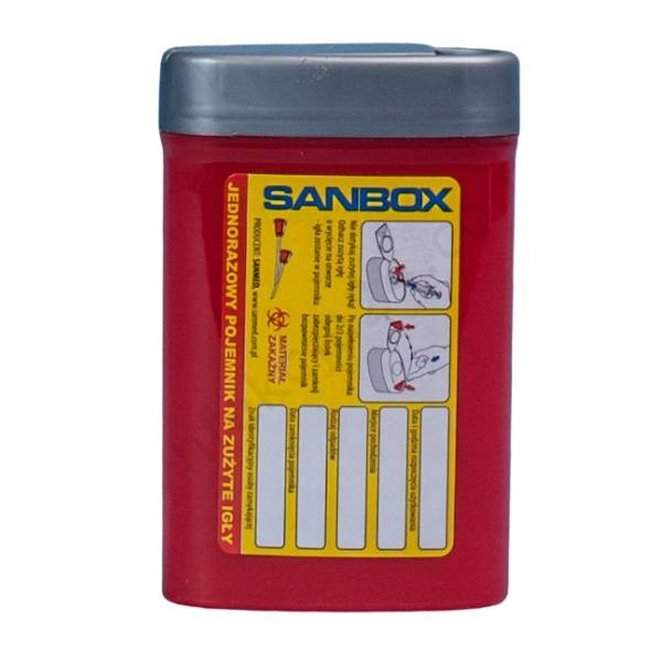 

Pojemnik Na Odpady Medyczne i igły czerwony 0,2l