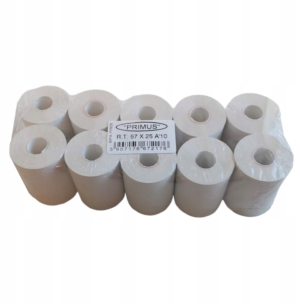 Rolka termiczna 57x25 Eco bez gilzy 10szt