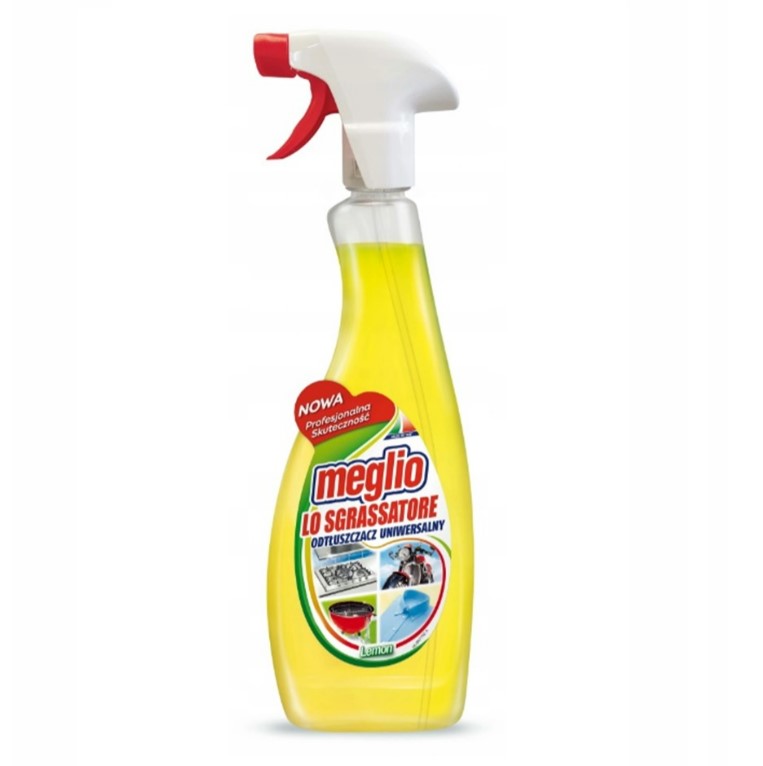 MEGLIO ODTŁUSZCZACZ UNIWERSALNY LEMON SPRAY 750ml + ZAPAS 750ml Marka bez marki