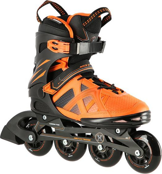 Brusle 2V1 Kolečkové Brusle Nils Extreme ABEC-9 84 mm vel 42
