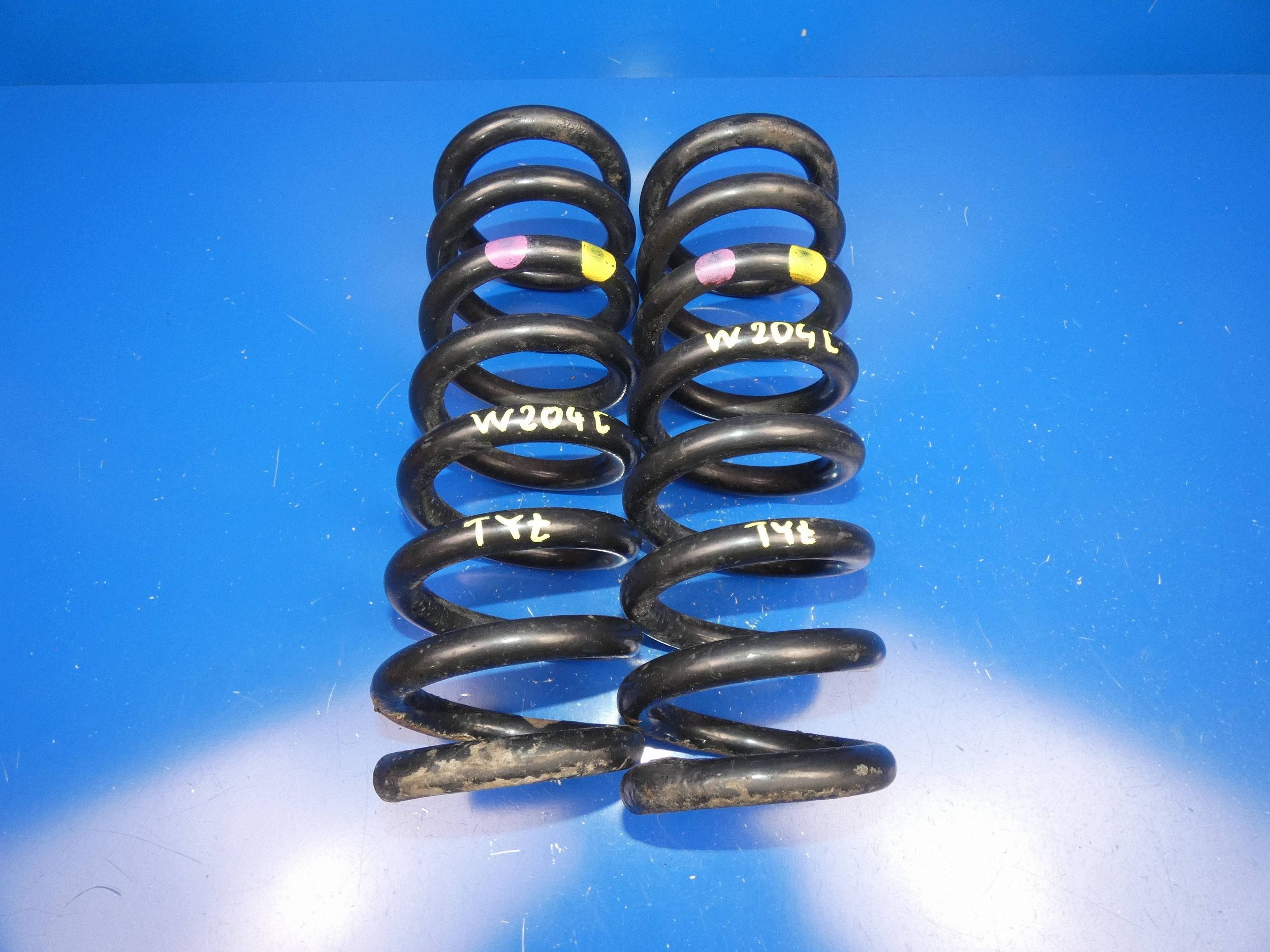 spring rear rear part Mercedes-Benz C AMG W204