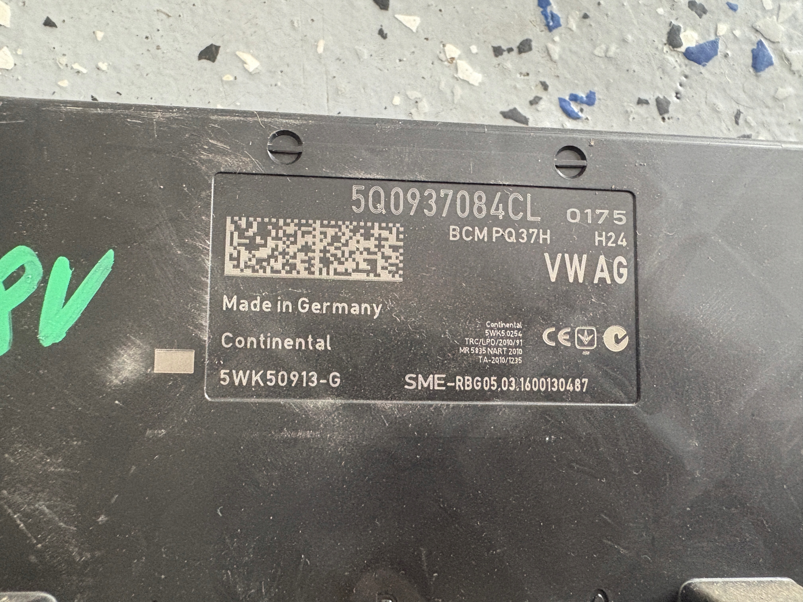 AUDI A3 8V VW SEAT module control unit KOMFORTU 1306177070