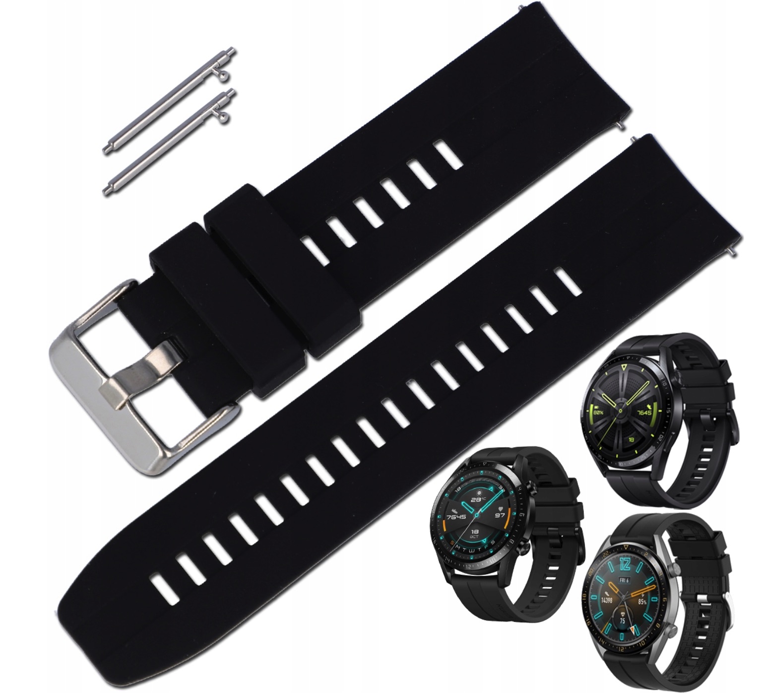 

Pasek Silikonowy Do Huawei Watch Gt 2 2e 46MM 22MM