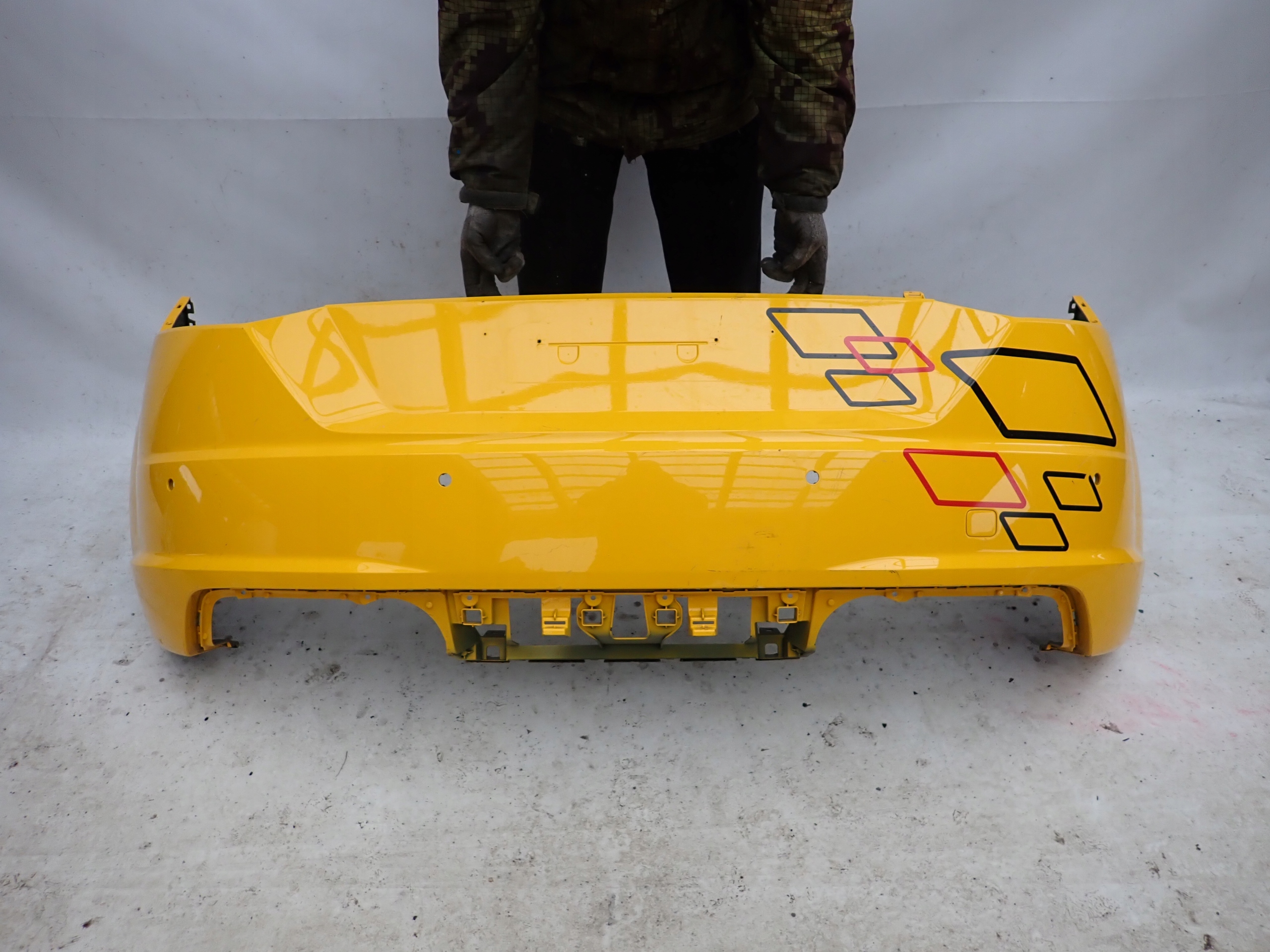 AUDI TT III 3 8S S-LINE 14-18 bumper rear part rear 6PDC