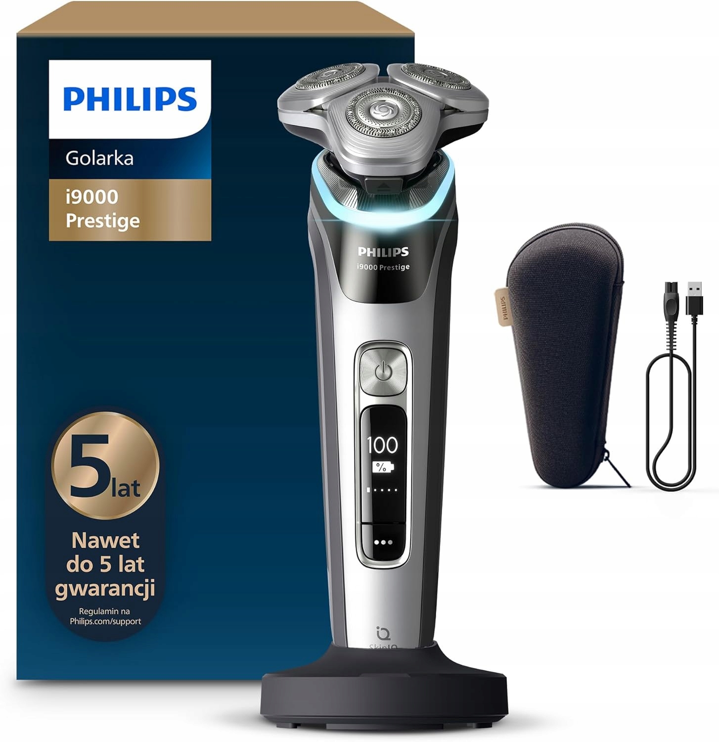 Golarka Elektryczna Philips Shaver i9000 Prestige Skin Iq 360 XP9204/10