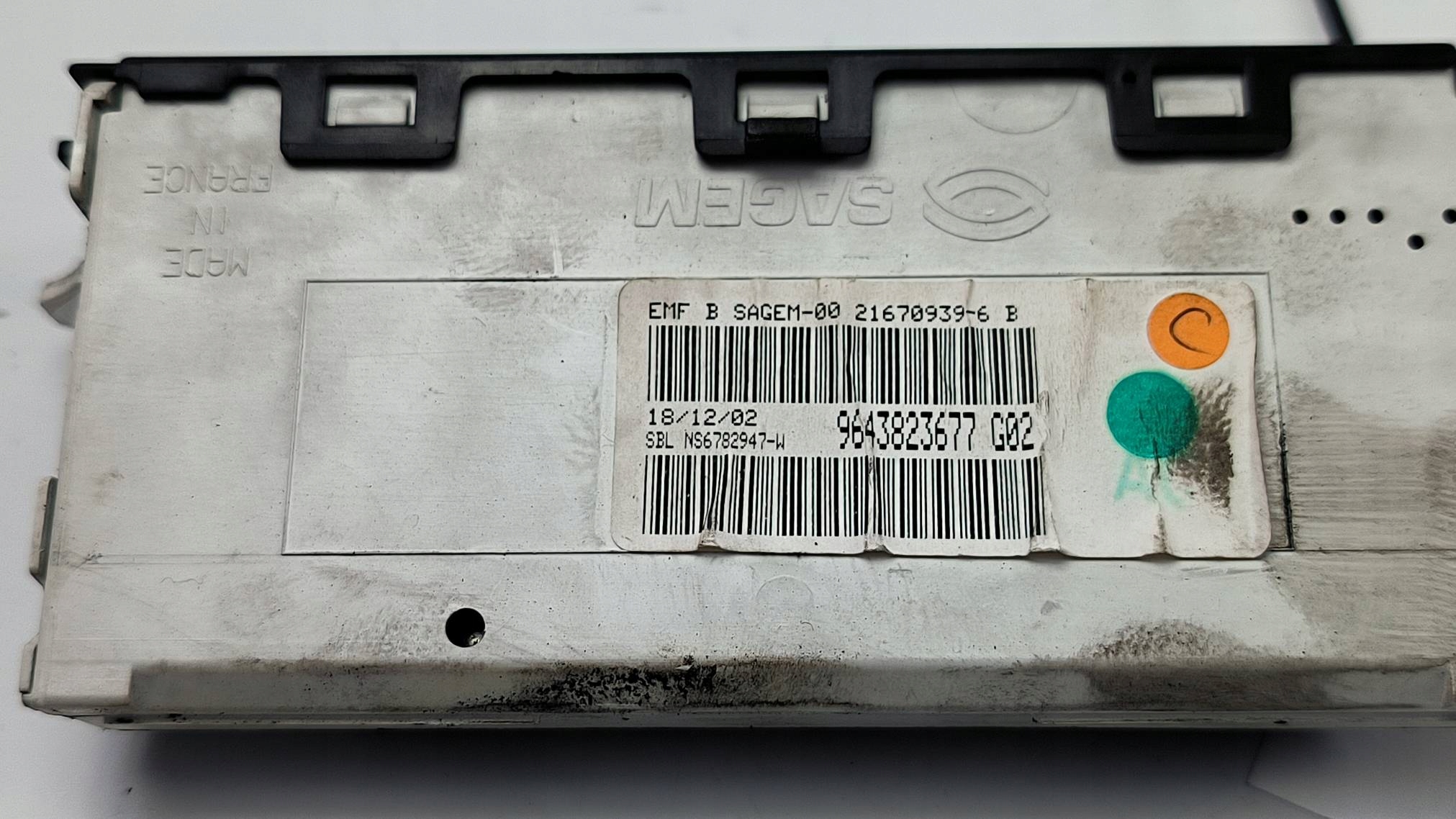 display PANEL 9643823677 CITROEN XSARA LIFT