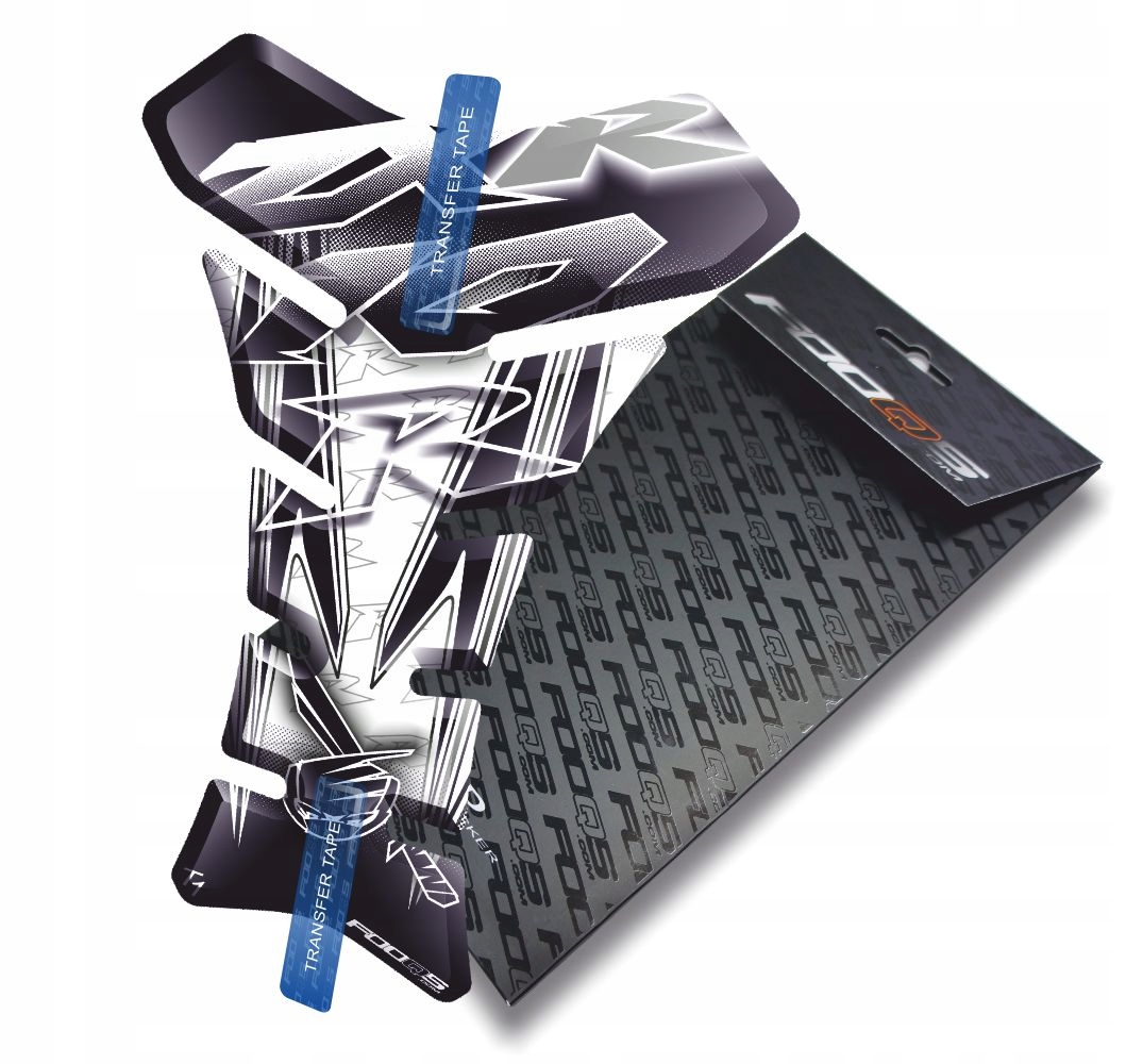 Tank-pad od firmy Fooqs pro Kawasaki ZX-10-R Bílý