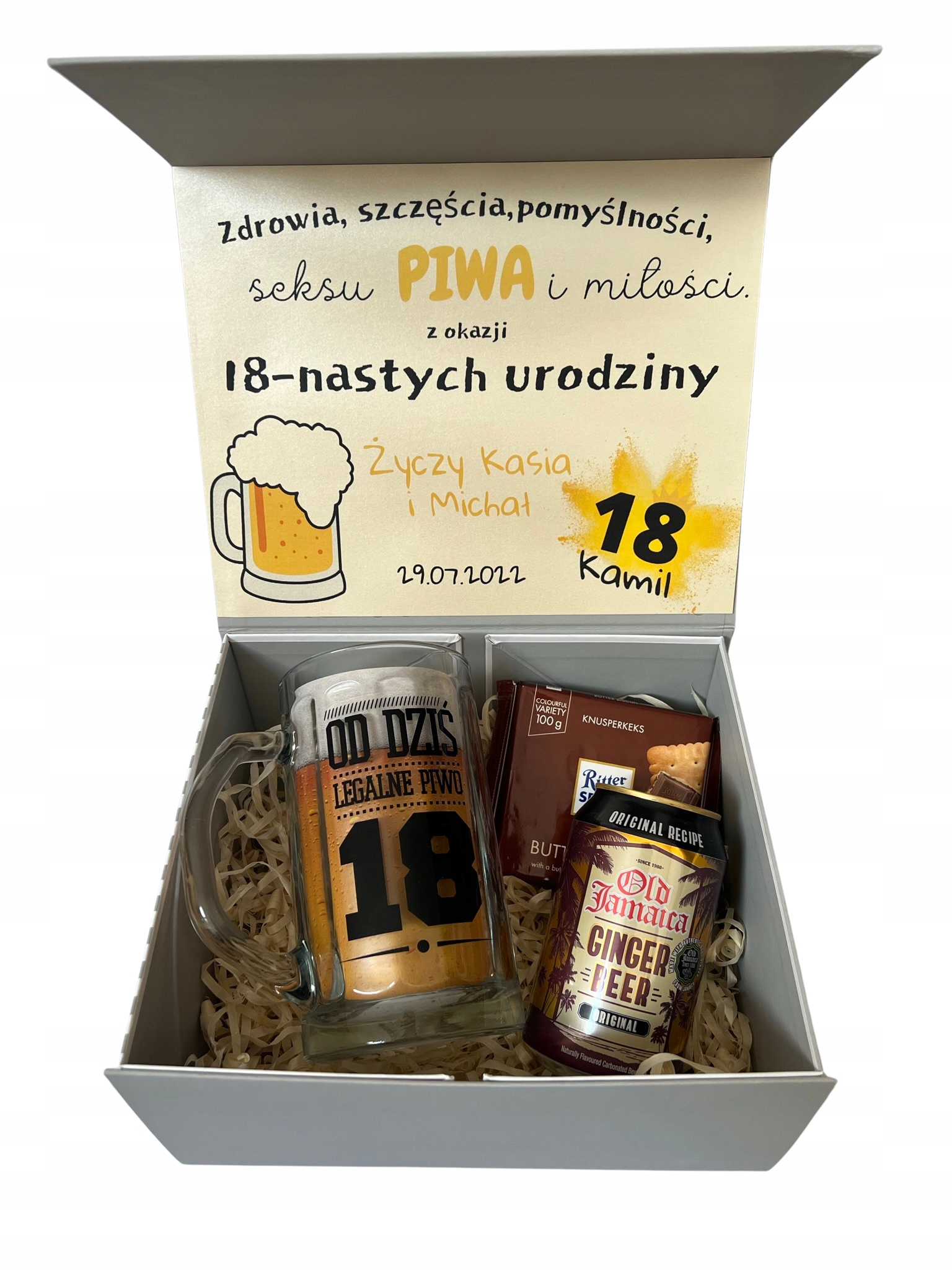 Krabička Box dárek 18. narozeniny pro kluka