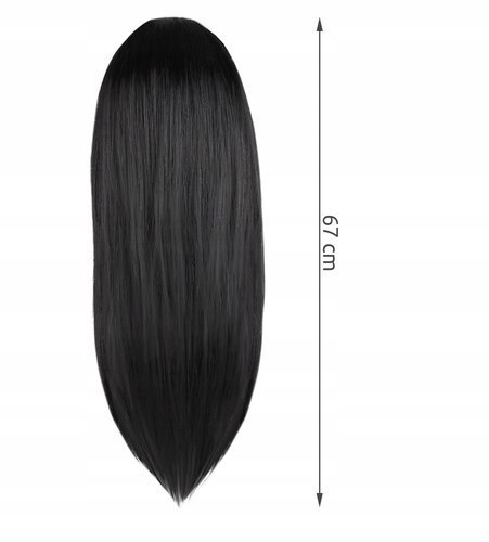 Peruka długa damska czarna Marka Soulima