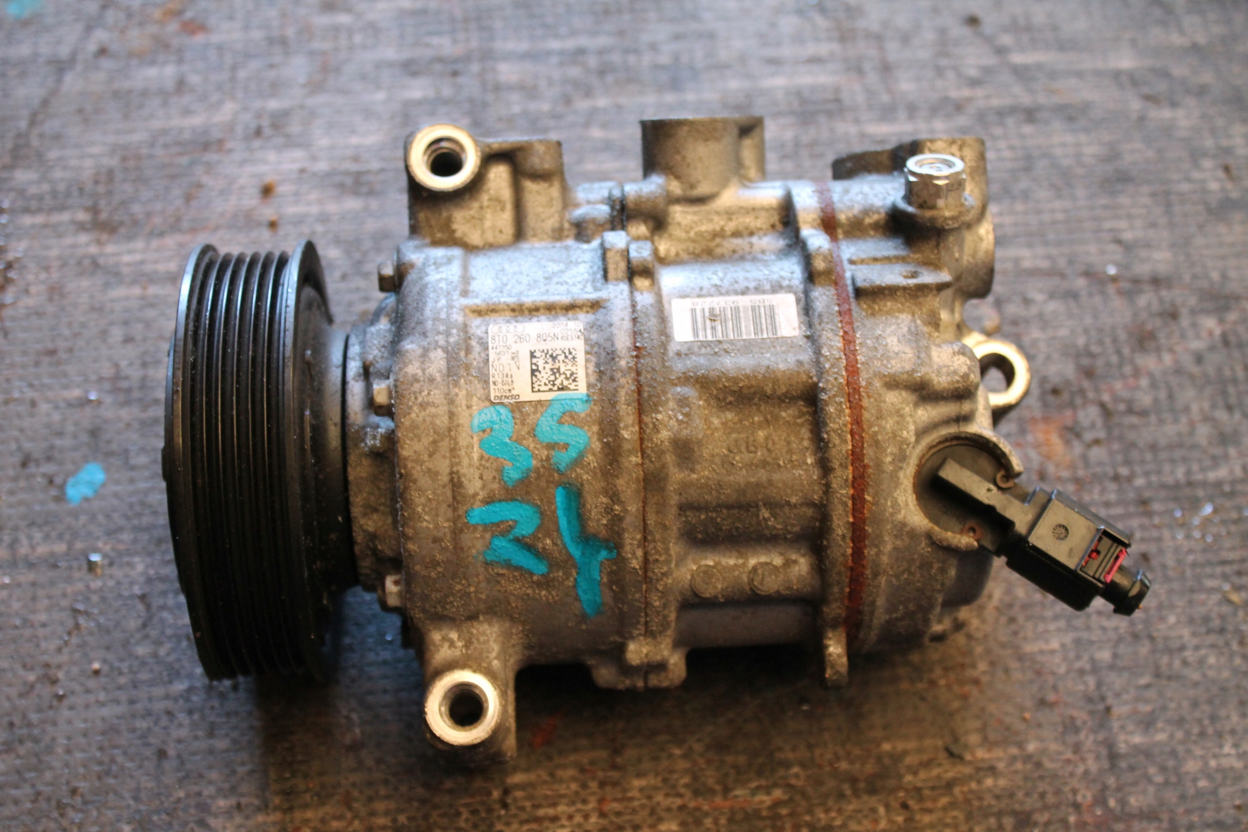 3524. Klimakompressor klimaanlage AUDI 8T0260805N