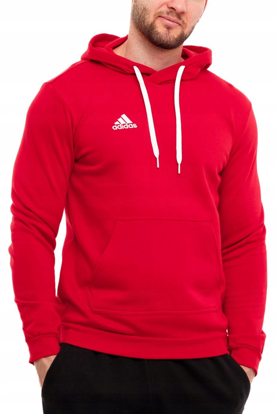 Pánská Mikina adidas s kapucí Klokanka Bavlněná sportovní mikina vel