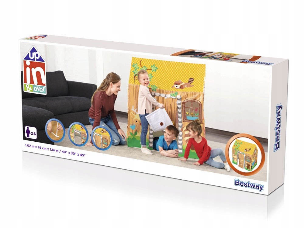 domek dla dzieci do ogrodu i pokoju Bestway 52007 102cm x 76cm x 114cm — 7