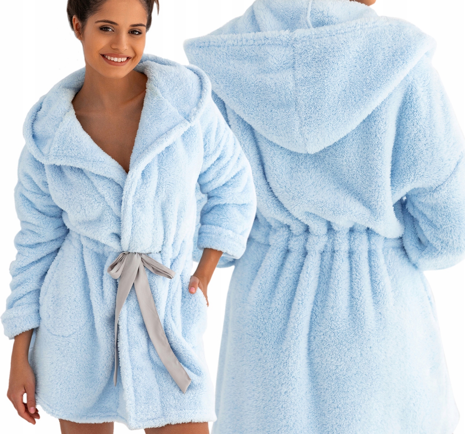 Dámský župan Sensis s kapucí velikost L/XL