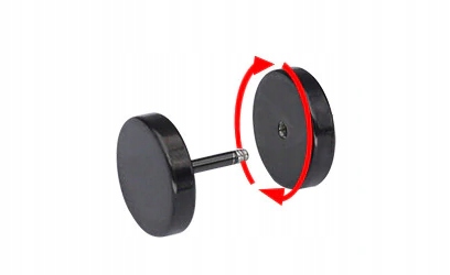 FAKE TUNEL KOLCZYK DO UCHA PUNK GOTHIC SS316L Kod producenta SS316L