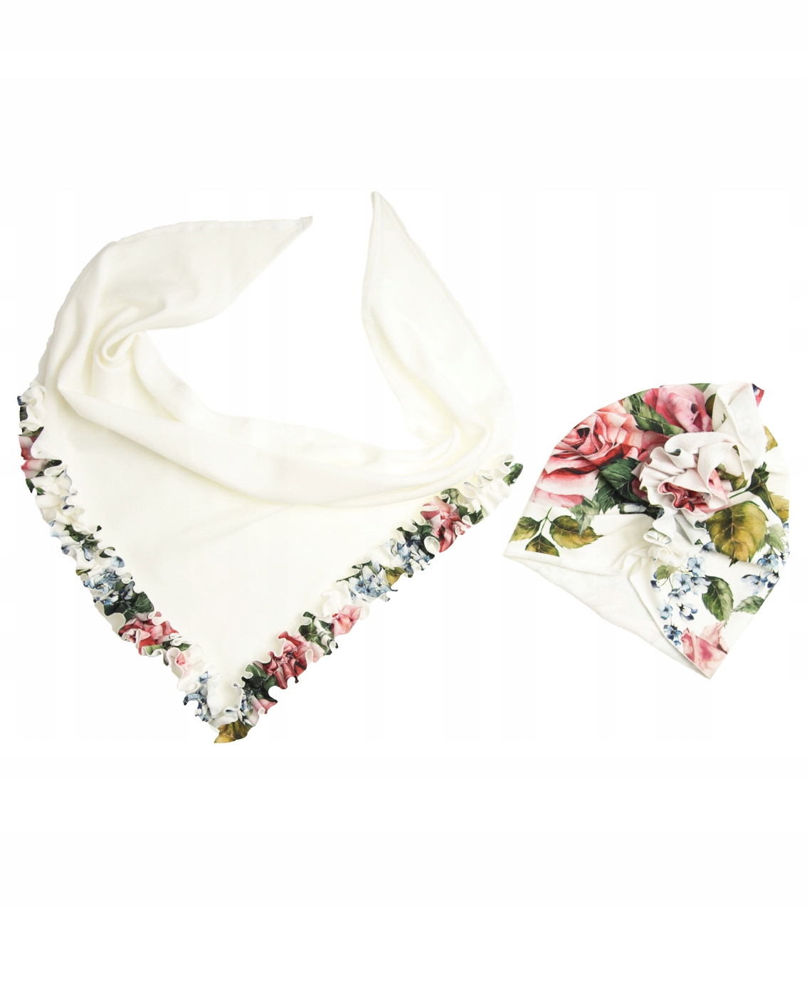 

Zestaw Czapka turban + Chusta rozmiar 44-47